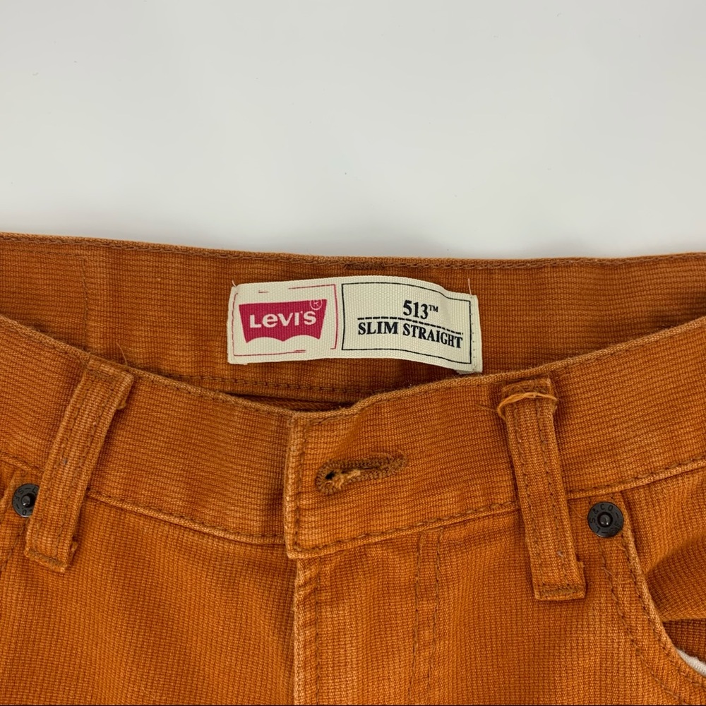 Levi's Men's Corduroy Pants in Rust Brown - Picture 3 of 7